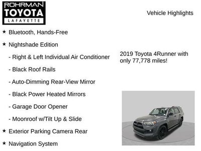 2019 Toyota 4Runner Limited Nightshade