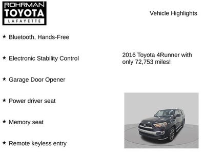 2016 Toyota 4RUNNER Limited