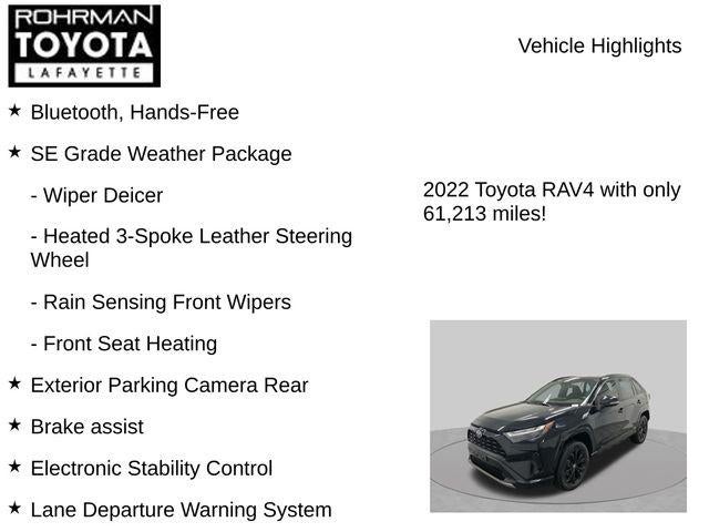 2022 Toyota RAV4 Hybrid SE