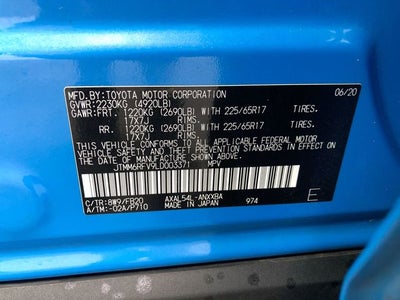 2020 Toyota RAV4 Hybrid LE