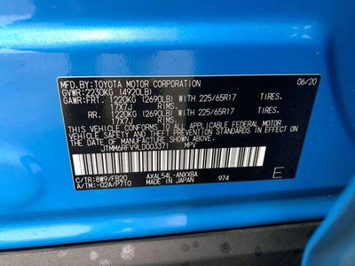 2020 Toyota RAV4 Hybrid LE