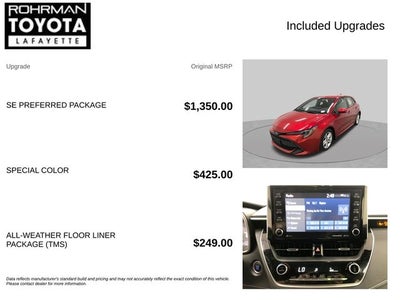 2022 Toyota Corolla Hatchback SE