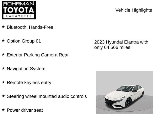 2023 Hyundai Elantra N Line