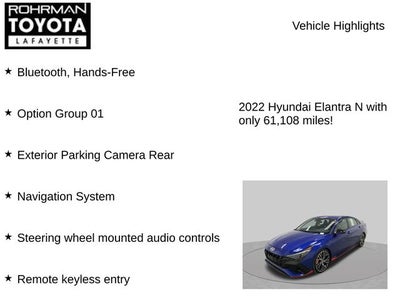 2022 Hyundai Elantra N Base