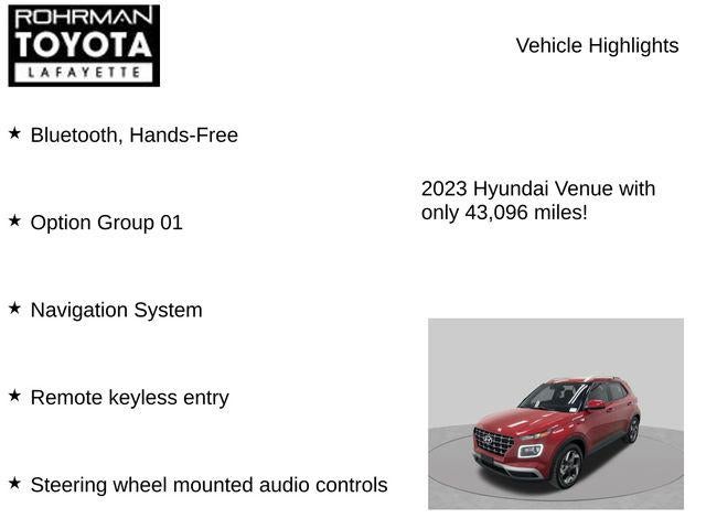 2023 Hyundai Venue Limited