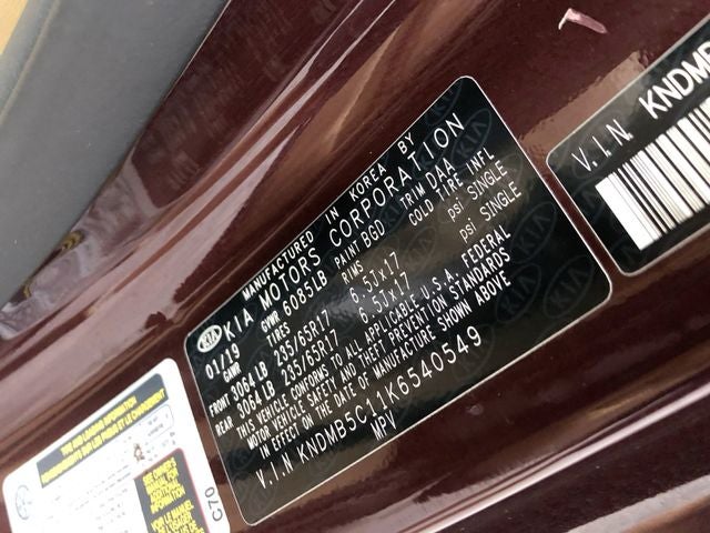 2019 Kia Sedona LX