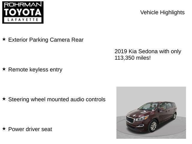 2019 Kia Sedona LX
