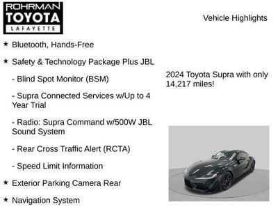 2024 Toyota GR Supra 3.0