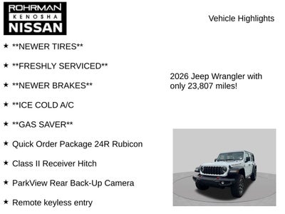 2026 Jeep Wrangler Rubicon