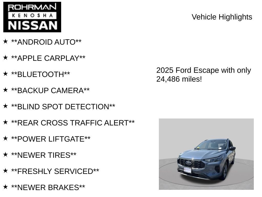 2025 Ford Escape ST-Line