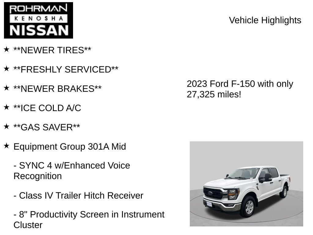 2023 Ford F-150 XLT FX4