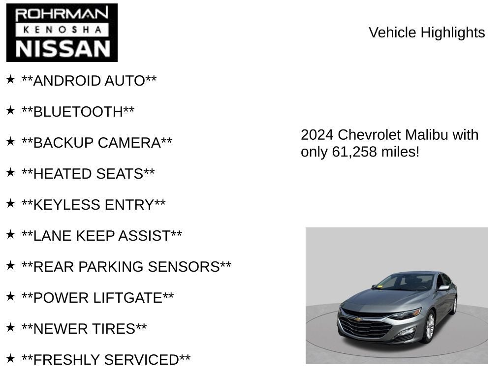 2024 Chevrolet Malibu LT 1LT