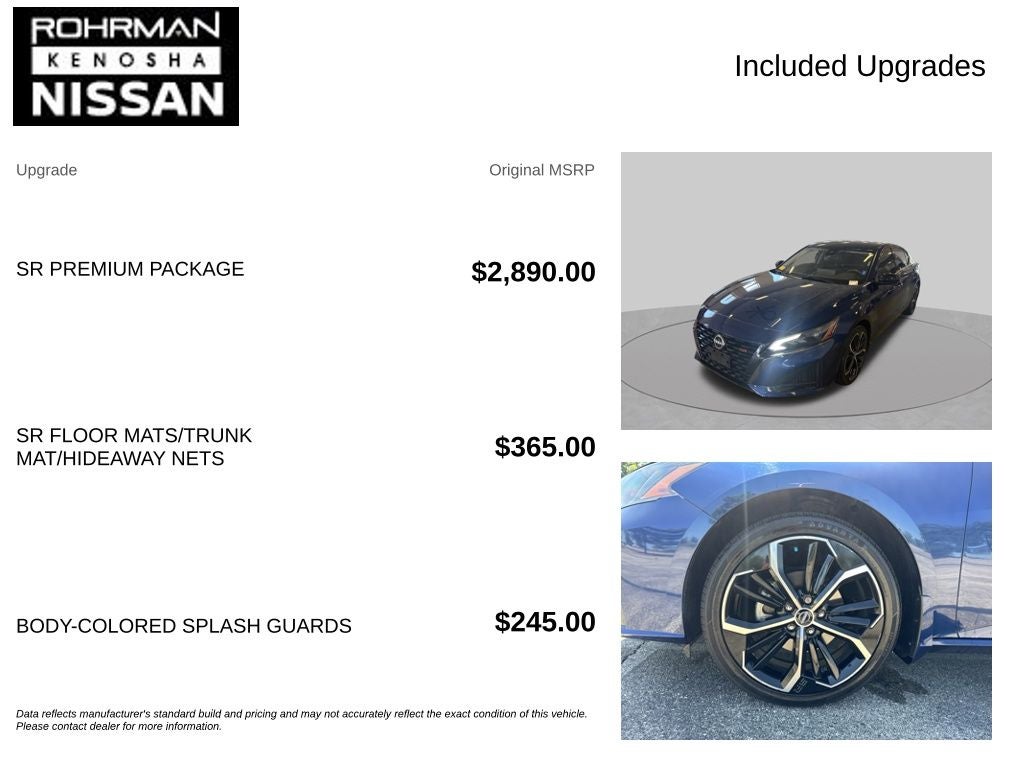 2023 Nissan Altima 2.5 SR