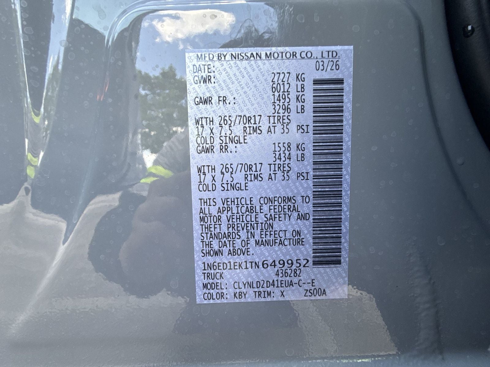 2026 Nissan Frontier PRO-4X