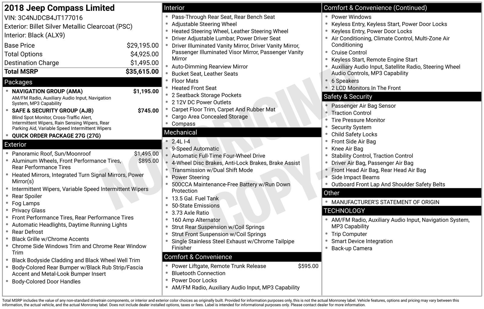 2018 Jeep Compass Limited