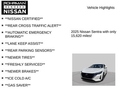 2025 Nissan Sentra SV