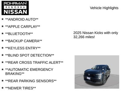 2025 Nissan Kicks SR