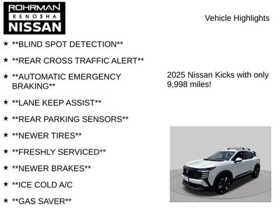 2025 Nissan Kicks SR