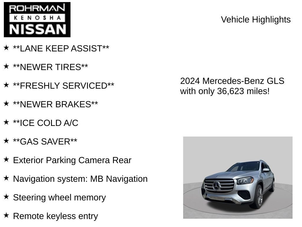 2024 Mercedes-Benz GLS GLS 450 4MATIC®