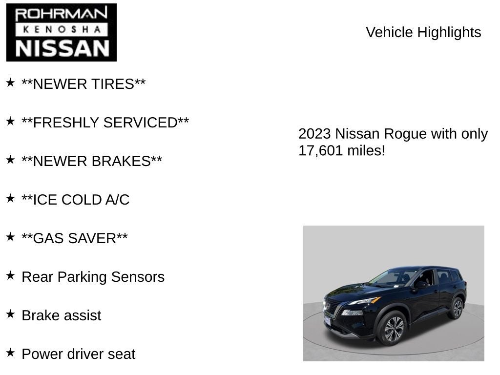 2023 Nissan Rogue SV