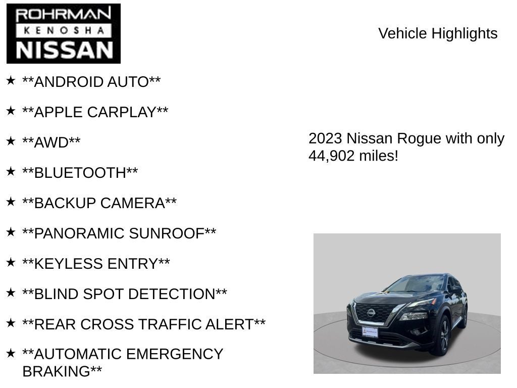2023 Nissan Rogue SL