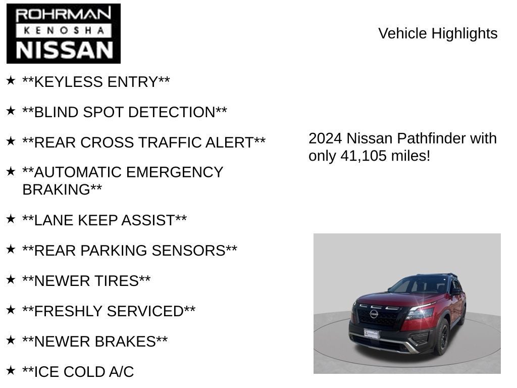 2024 Nissan Pathfinder Rock Creek
