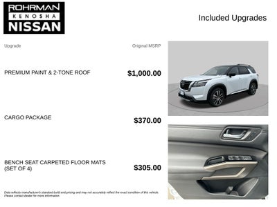 2025 Nissan Pathfinder Platinum