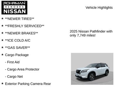 2025 Nissan Pathfinder Platinum