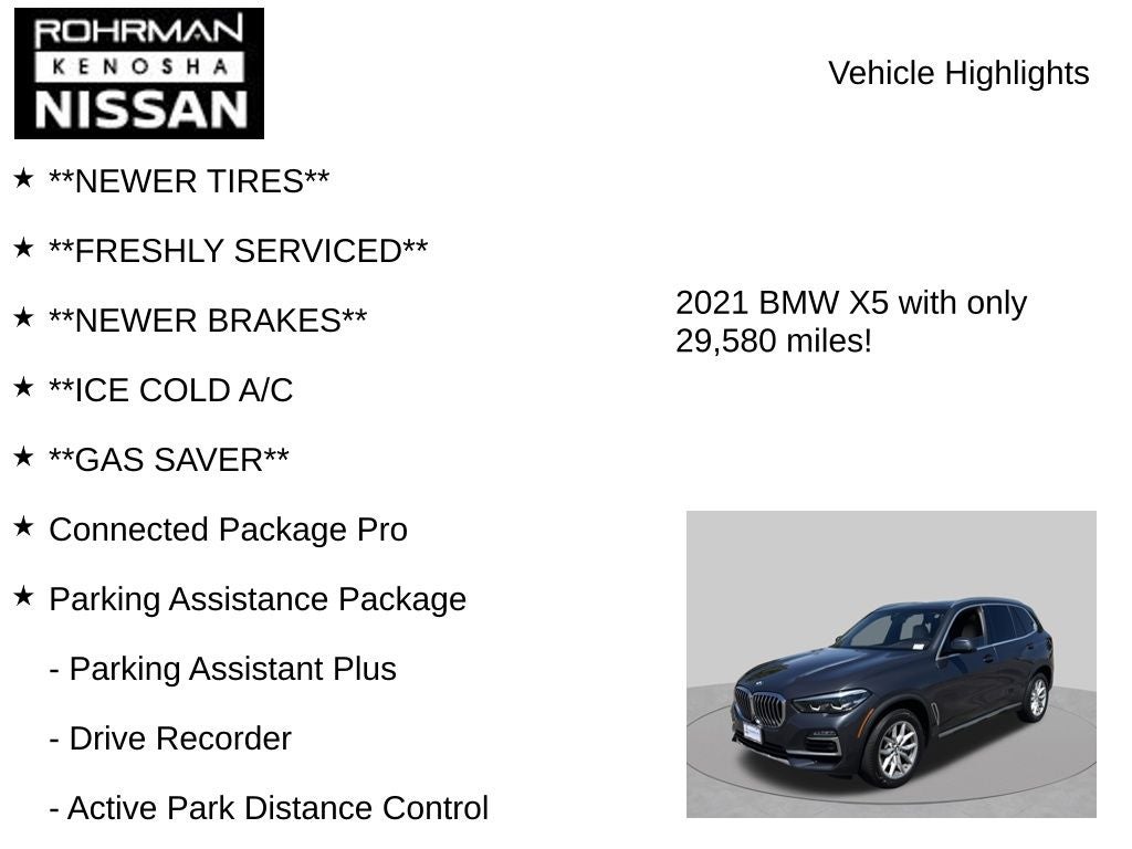 2021 BMW X5 xDrive40i
