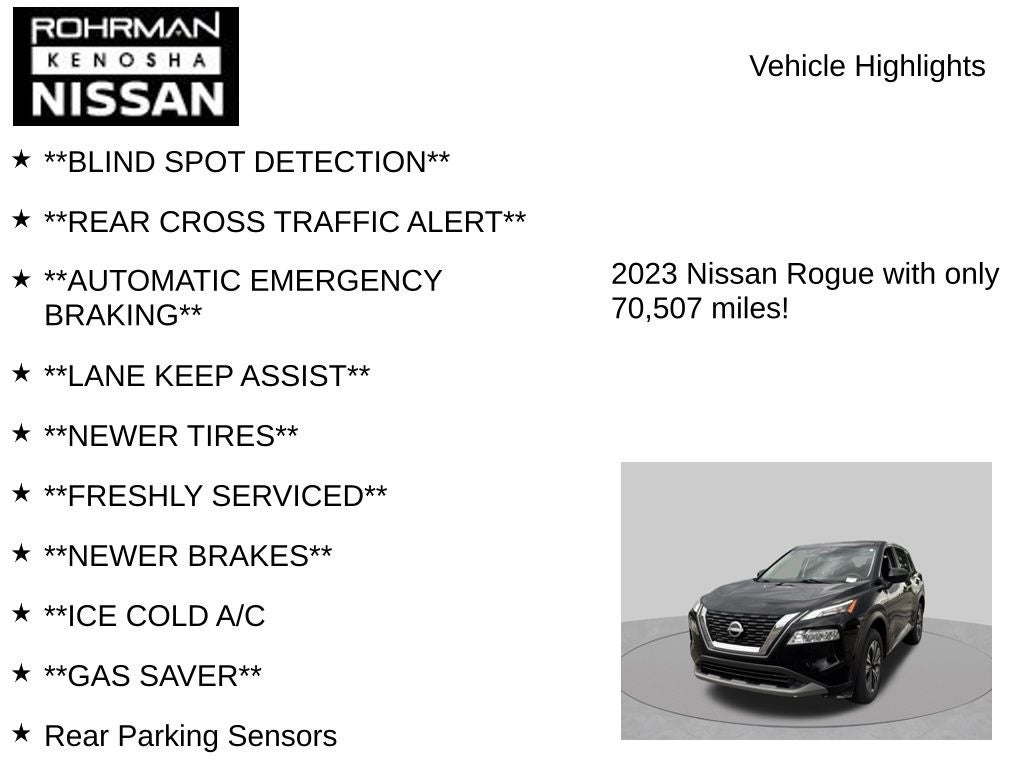 2023 Nissan Rogue SV