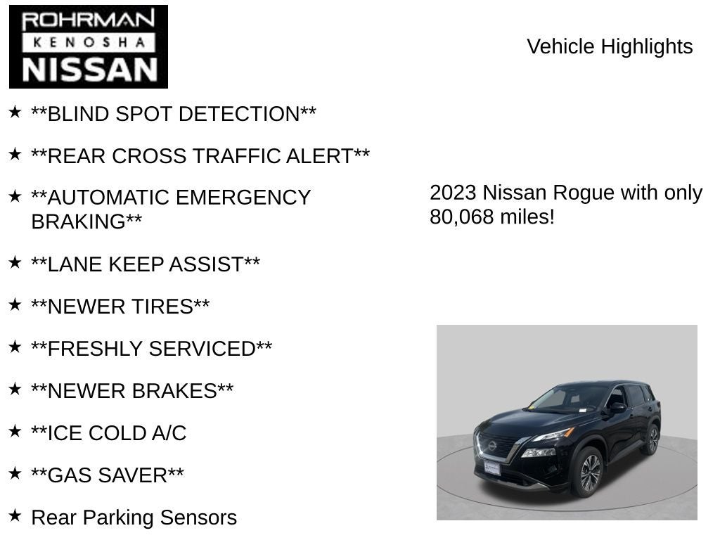 2023 Nissan Rogue SV
