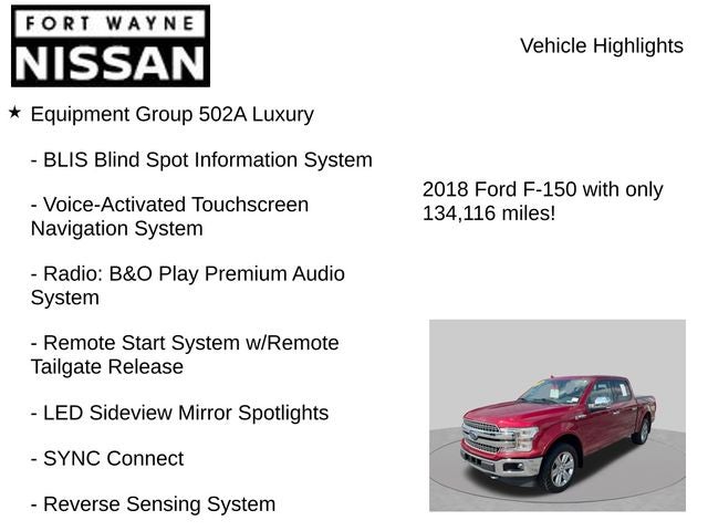 2018 Ford F-150 Lariat