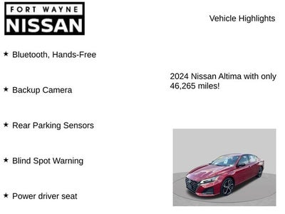 2024 Nissan Altima 2.5 SR
