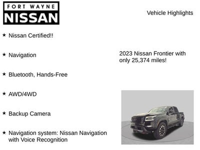 2023 Nissan Frontier PRO-4X