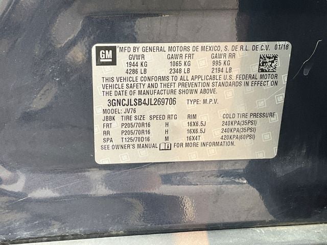 2018 Chevrolet Trax LT