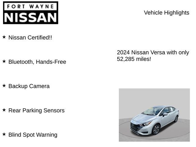 2024 Nissan Versa 1.6 SV