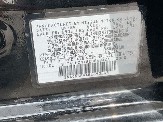 2024 Nissan Versa 1.6 SR