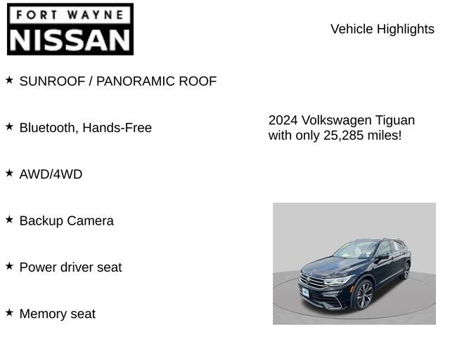 2024 Volkswagen Tiguan 2.0T SEL R-Line