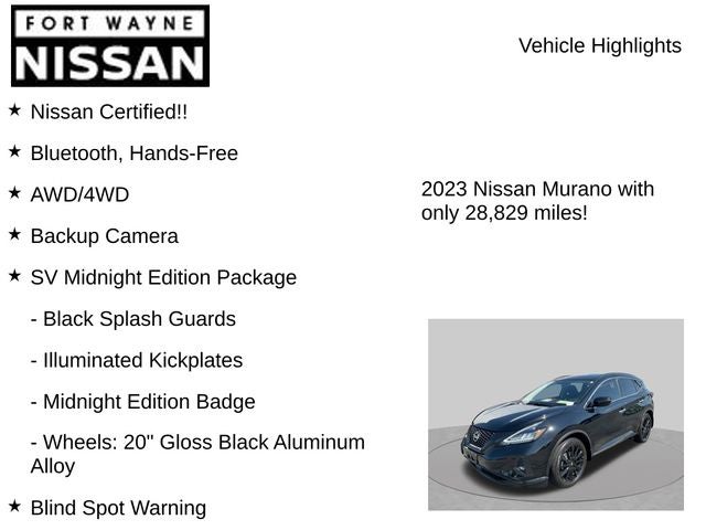 2023 Nissan Murano SV