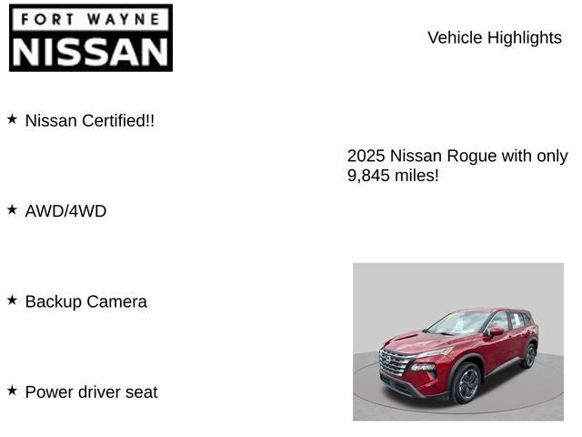 2025 Nissan Rogue SV