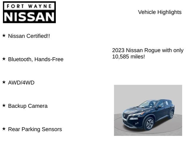 2023 Nissan Rogue SV