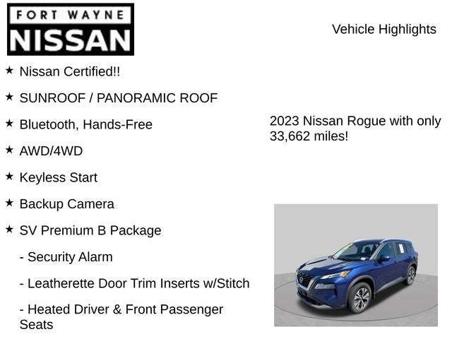 2023 Nissan Rogue SV
