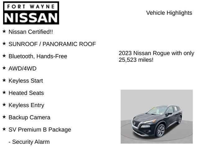 2023 Nissan Rogue SV