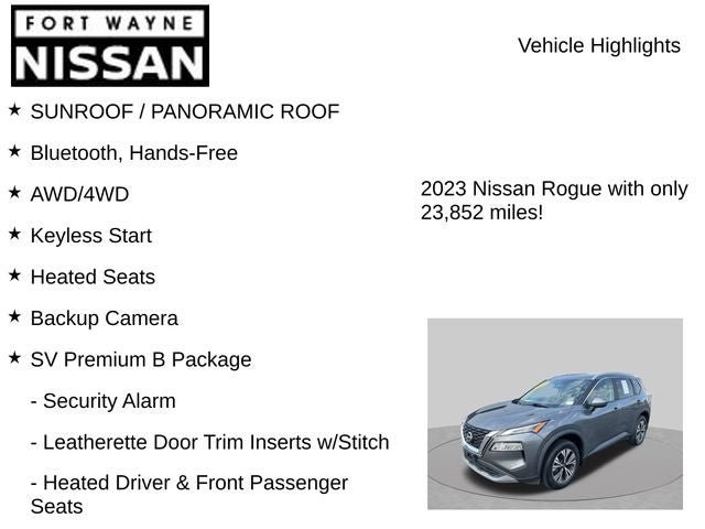 2023 Nissan Rogue SV