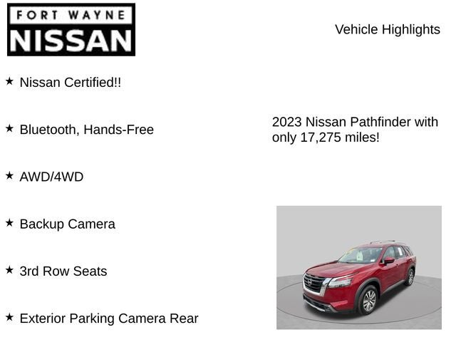 2023 Nissan Pathfinder SL