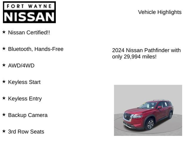 2024 Nissan Pathfinder SL