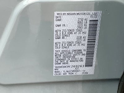 2023 Nissan Pathfinder Platinum