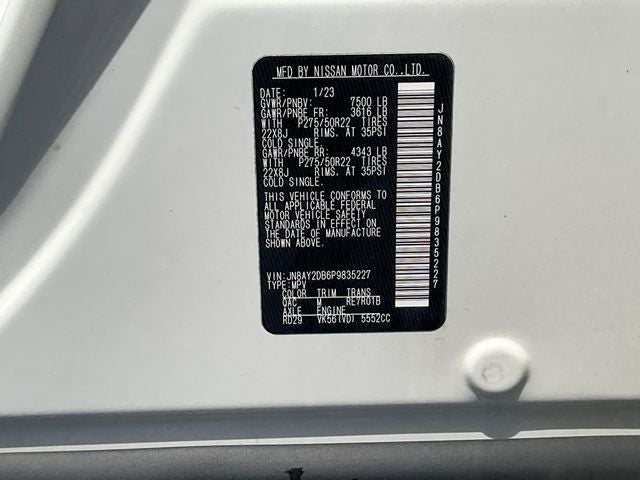 2023 Nissan Armada Platinum