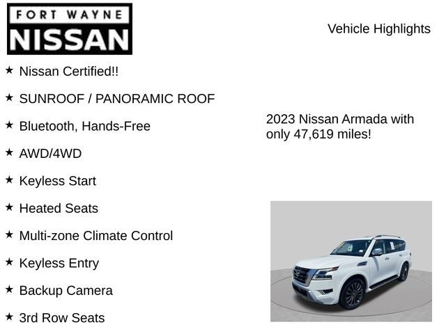 2023 Nissan Armada Platinum