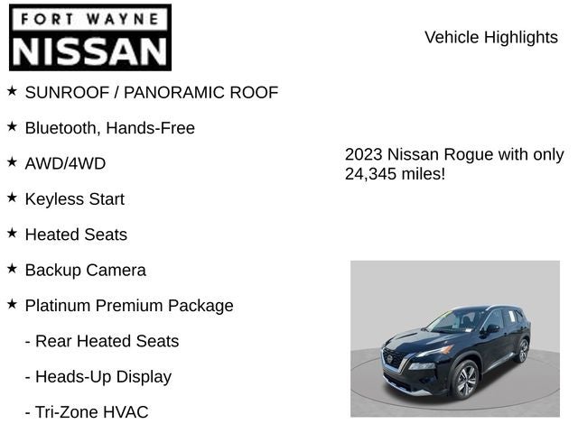2023 Nissan Rogue Platinum
